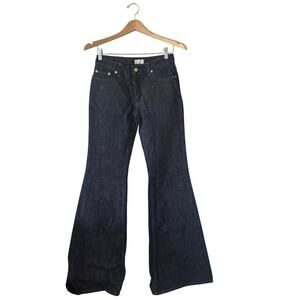 Luella Dark Wash Flare Leg Jeans Size 38 Y2K